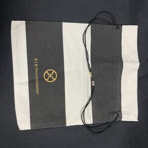 VIX Paula Hermanny Dust Bag Cloth Black White 14” X 11”